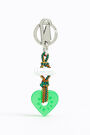 Sea green heart key ring Sea green heart key ring