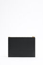 Back leather envelope make-up case Back leather envelope make-up case