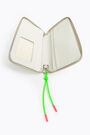 Pearl leather asymmetric wallet Pearl leather asymmetric wallet