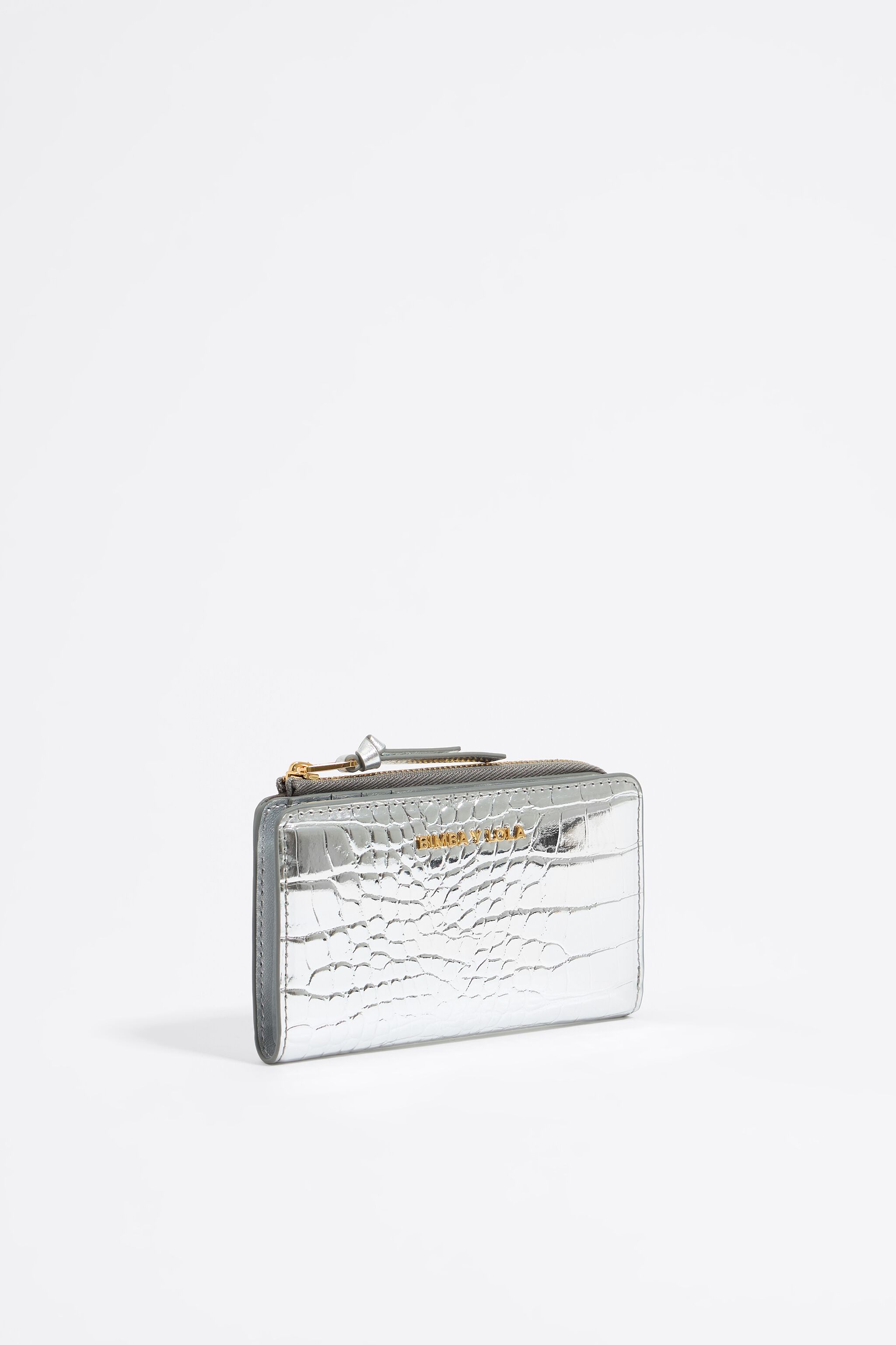 Versace jeans mock croc silver handbag cheap