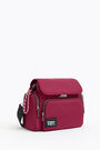 M raspberry nylon flap bag M raspberry nylon flap bag