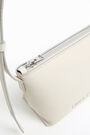 S white leather trapezium crossbody bag S white leather trapezium crossbody bag
