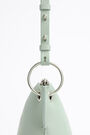 M green leather trapezium crossbody bag M green leather trapezium crossbody bag