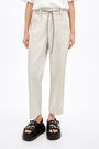 Stone poplin jogging bottoms Stone poplin jogging bottoms