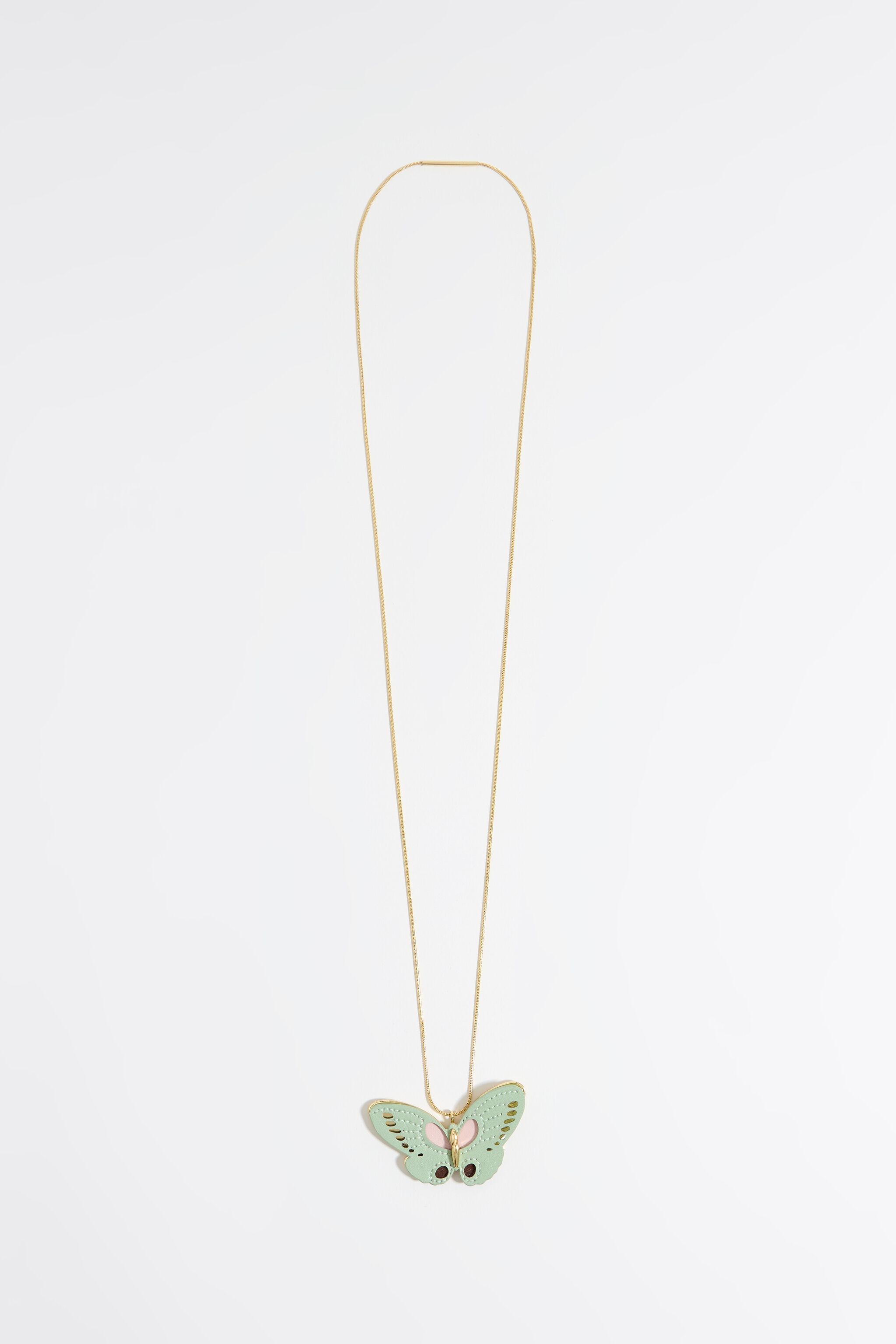 Long butterfly necklace