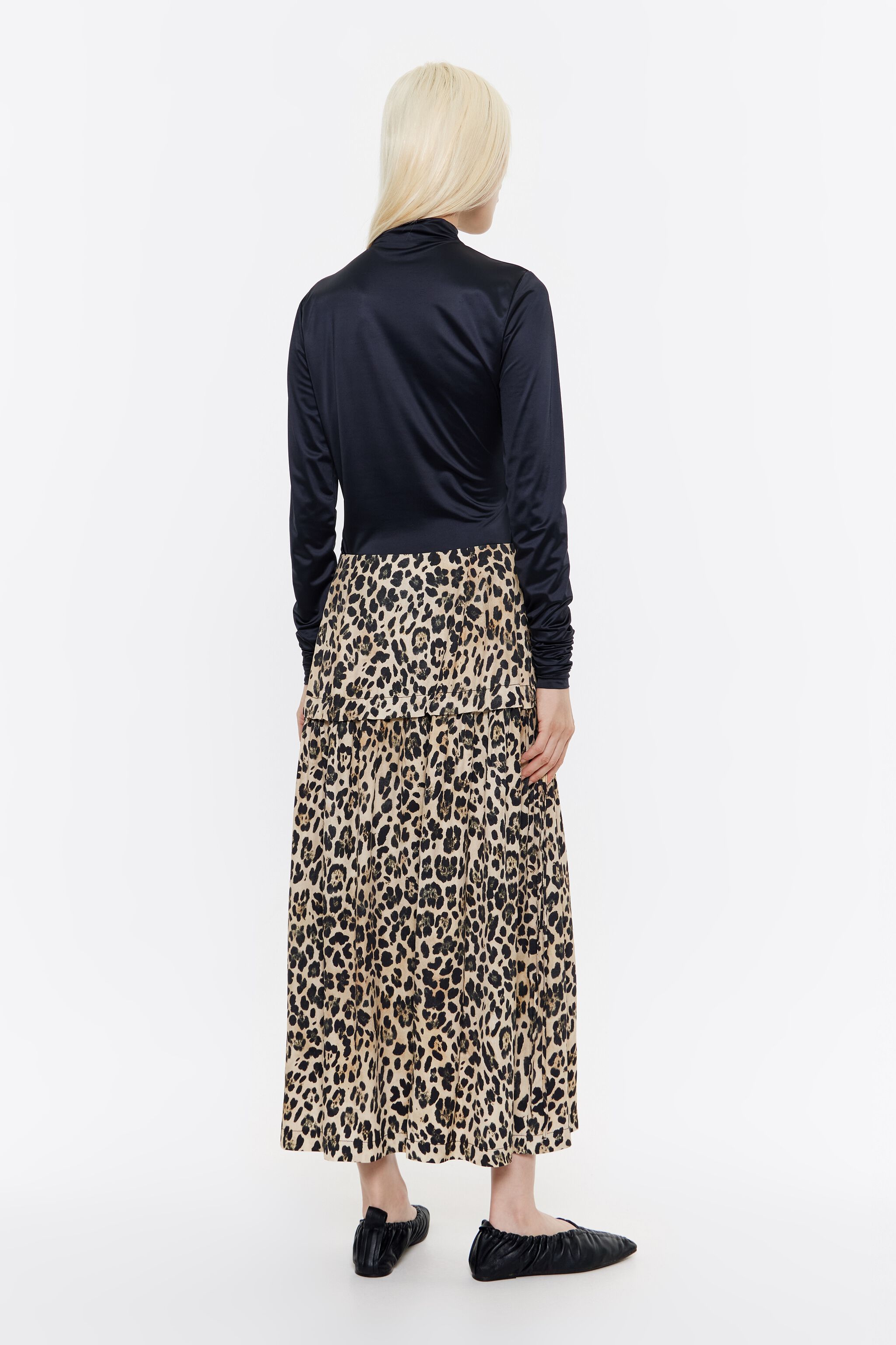 A line skirt beige shop