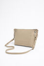 M sand leather trapezium crossbody bag M sand leather trapezium crossbody bag