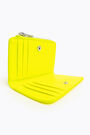 Neon yellow croc rectangular coin purse Neon yellow croc rectangular coin purse