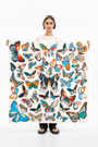 Ivory large butterflies scarf Ivory large butterflies scarf