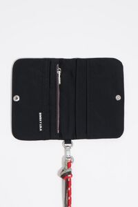 Small black nylon purse