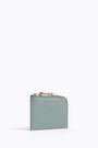 S aquamarine nylon coin purse S aquamarine nylon coin purse