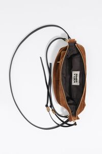 Medium tobacco suede Madrid bag