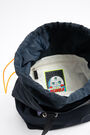 L navy pocket vertical shopper bag L navy pocket vertical shopper bag