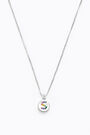 Letter S short silver necklace Letter S short silver necklace