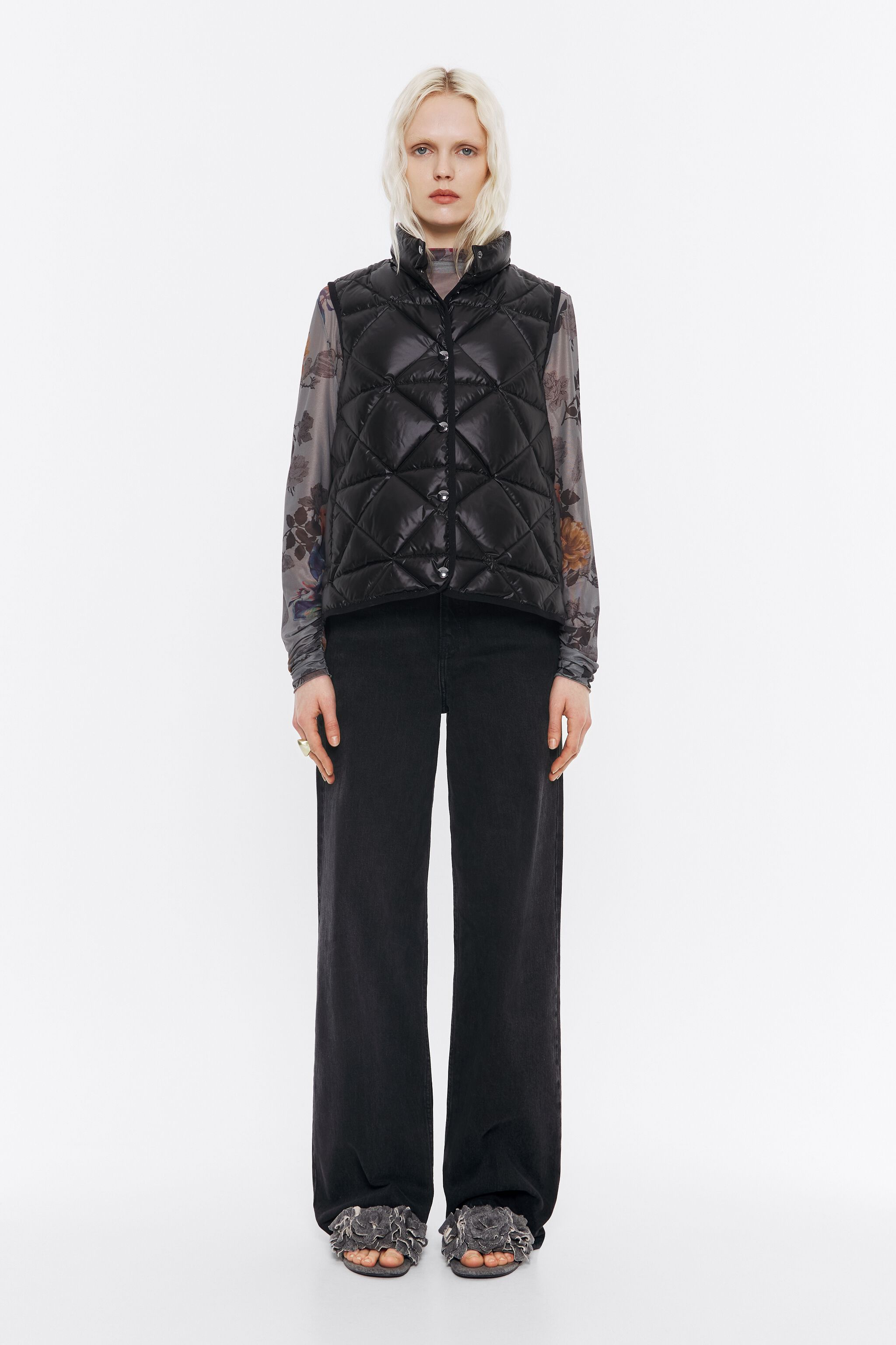 Quilted vest jacket outlet