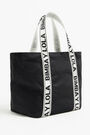 L black nylon shopper bag L black nylon shopper bag