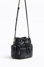 S black leather bucket bag S black leather bucket bag