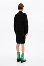 Black midi shirt dress Black midi shirt dress