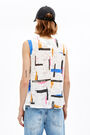 White Wallpaper devoré t-shirt White Wallpaper devoré t-shirt