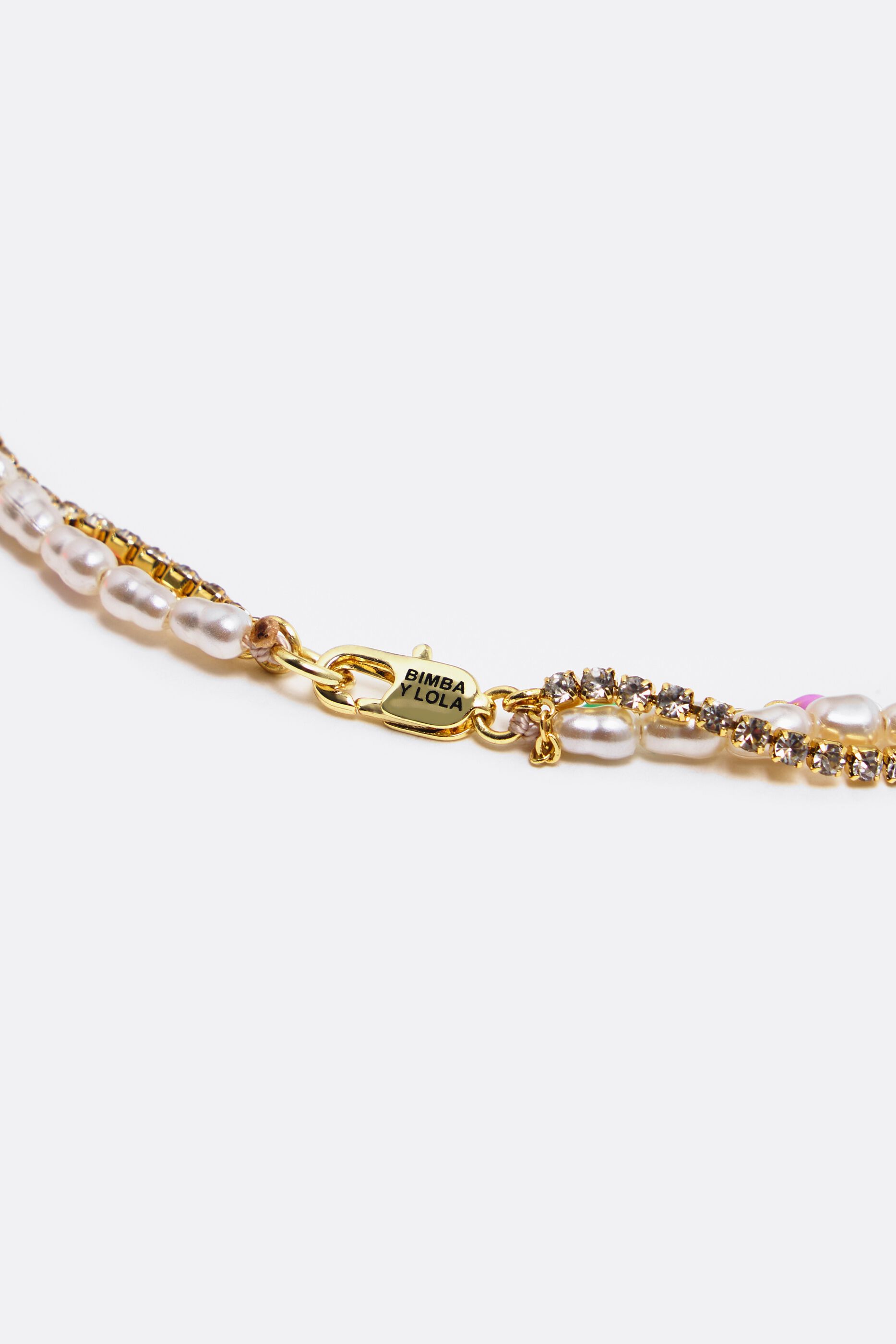 Gold sales crystal chain