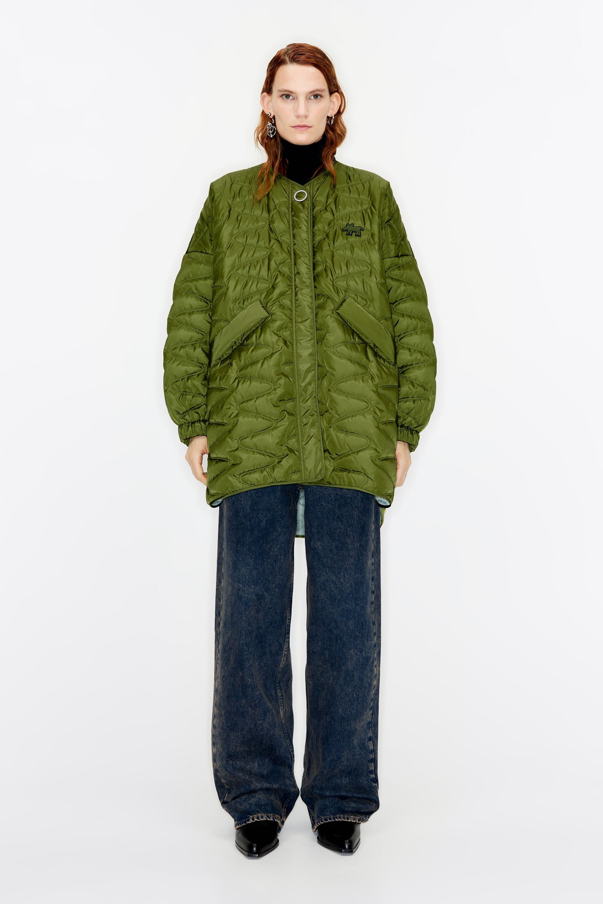 Racing green hotsell quilted jacket