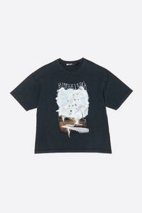 Black wolves logo T-shirt