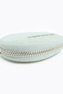 Oval light blue nylon purse Oval light blue nylon purse