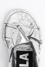 Silver heel sandal Silver heel sandal