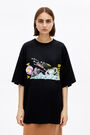 Oversize black Space-City t-shirt Oversize black Space-City t-shirt