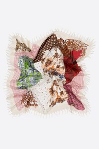 Collage prints shawl