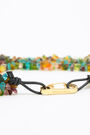 Short multicolor glass necklace Short multicolor glass necklace