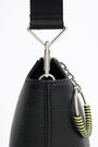 S black leather rectangular crossbody bag S black leather rectangular crossbody bag