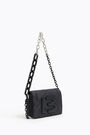 XS black padded nylon crossbody bag XS black padded nylon crossbody bag