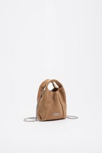 Natural micro suede Paper bag