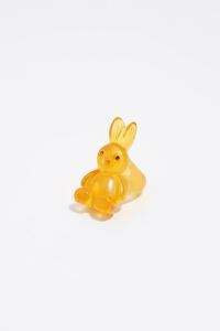 Matte resin rabbit ring