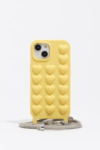 Yellow rope silicone iPhone 15 case