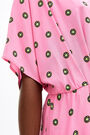 Long pink Logo Dot dress Long pink Logo Dot dress
