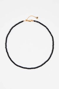 Black chains and crystals necklace