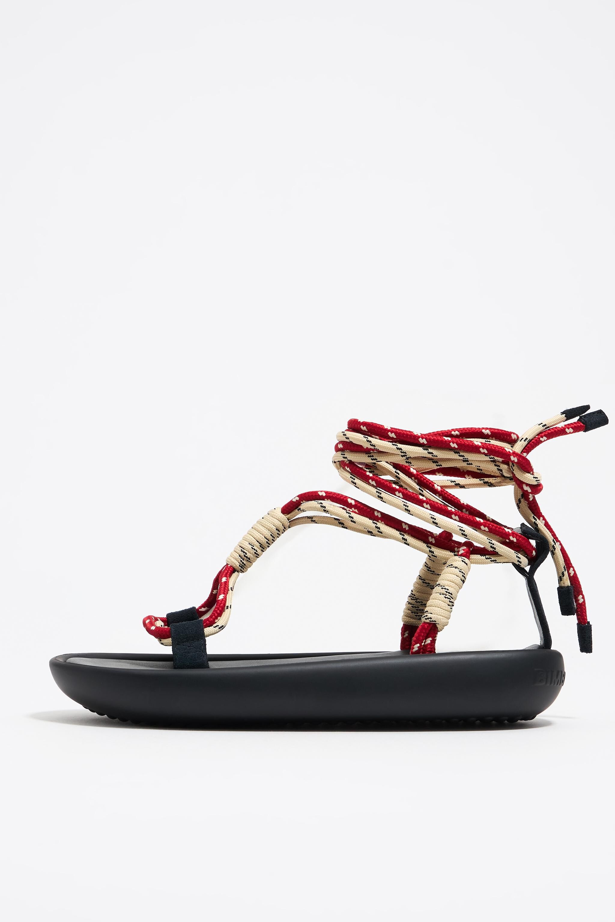 【BIMBA Y LOLA】レオパードプラットフォームサンダル EVOL/イーボル】厚底プラットフォームレースアップサンダル