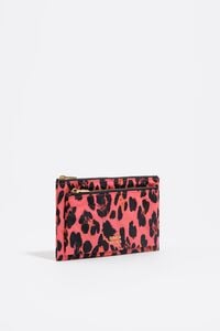 Electric pink Leopard print nylon Pocket purse Electric pink Leopard print nylon Pocket purse