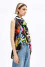 Surrealist collage scarf Surrealist collage scarf