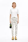 White Paper-Lines fitted trousers White Paper-Lines fitted trousers