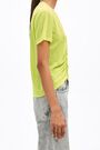 Lime ruched T-shirt Lime ruched T-shirt