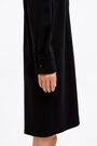Black midi shirt dress Black midi shirt dress
