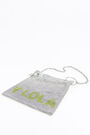 Silver mesh crossbody bag Silver mesh crossbody bag