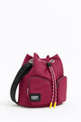 L raspberry nylon bucket bag L raspberry nylon bucket bag