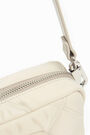 S ivory padded nylon crossbody bag S ivory padded nylon crossbody bag