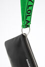 M black leather flat coin purse M black leather flat coin purse