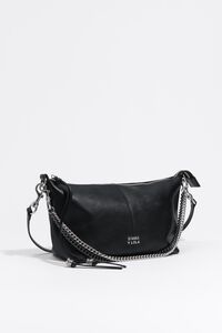 Medium black leather Madrid bag