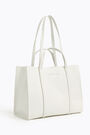 White leather shopper bag White leather shopper bag